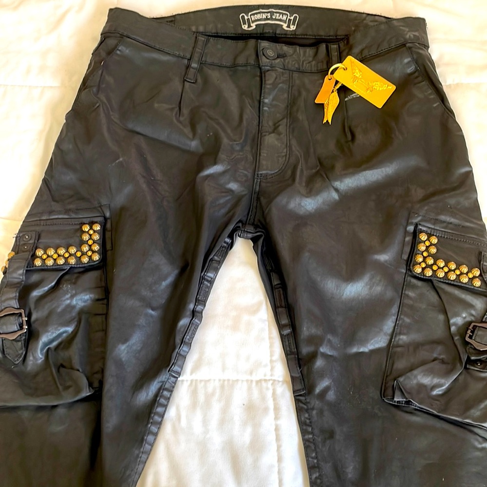 Robin Jean men’s black pants 34